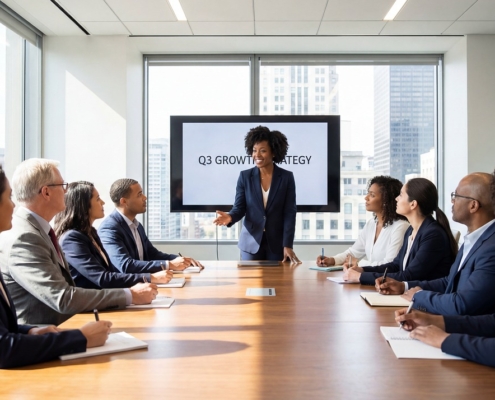 Ein Unternehmen abtreten: Was ist mit einer Franchise ? - business - réunion dirigeants business